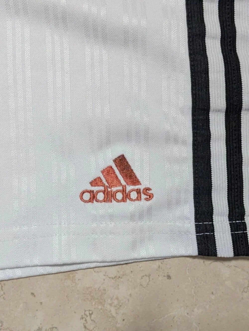 Vintage 90s Adidas Soccer Shorts Men’s Large White & Black